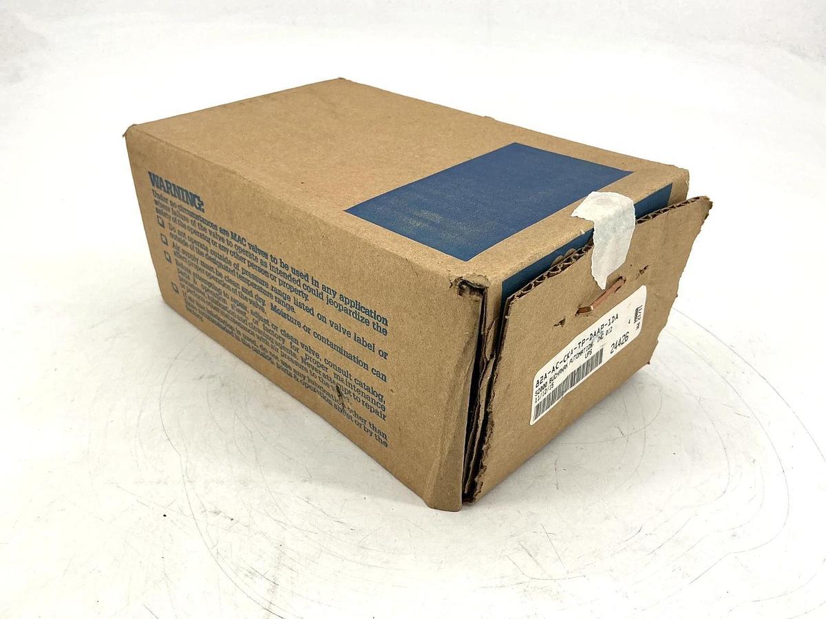 New MAC Valves 82A-AC-CKA-TP-DAAP-1DA Solenoid Valve 5.4Watts 150PSI 110/120VAC