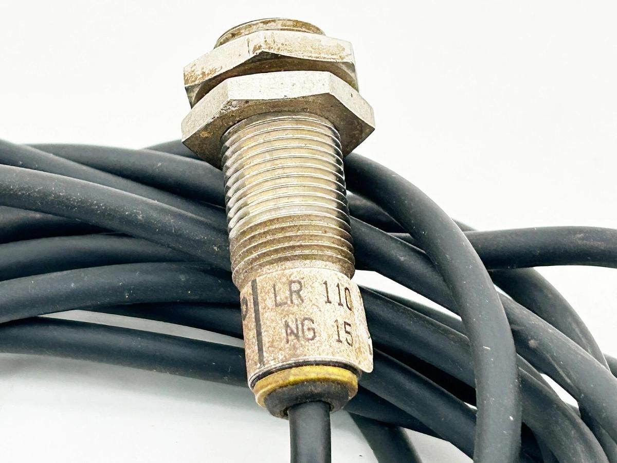 Used Telco LR-110-NG-15M Light Receiver Sensor Threaded Body