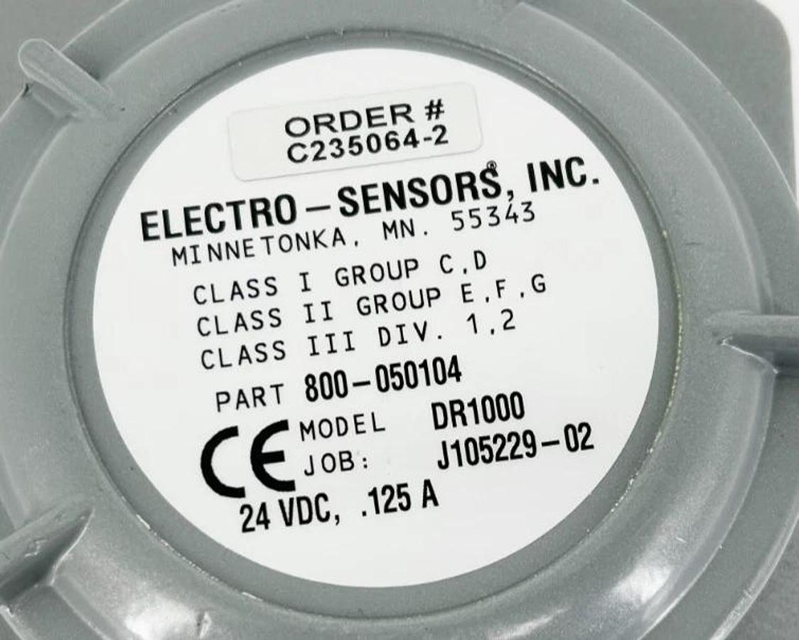 New Electro-Sensors DR1000 Speed Switch 24VDC 0.125A 800-050104 - No Box