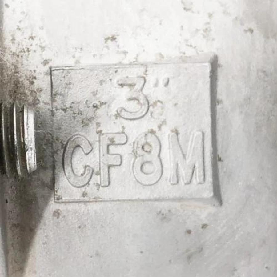 New Inline Industries Stainless Steel Ball Valve 3" CF8M ANSI 150 - No Box