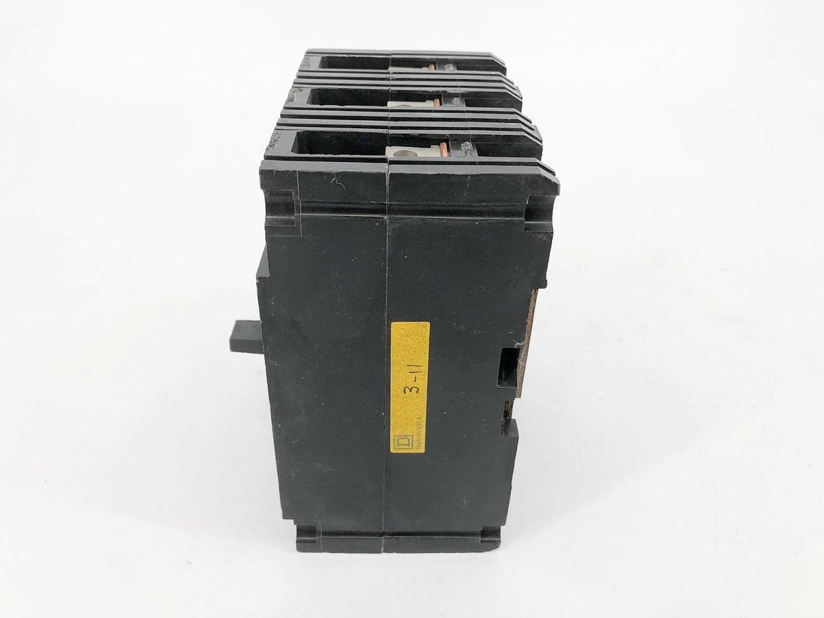 Used Square D FAP3600311M Circuit Breaker 3P 3A 600VAC Series 2