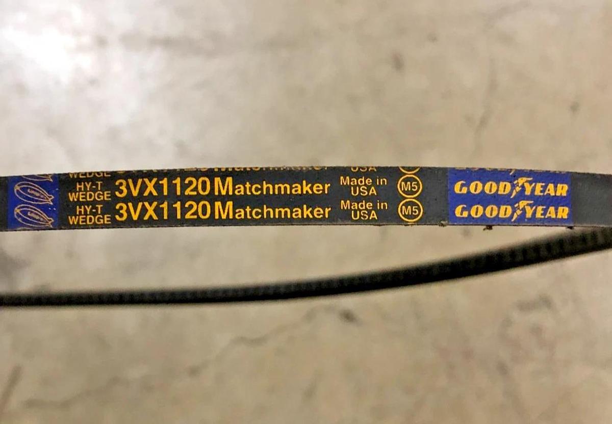 Lot of 3 New Goodyear 3VX1120 HY-T Wedge Cogged  V-Belts - No Box