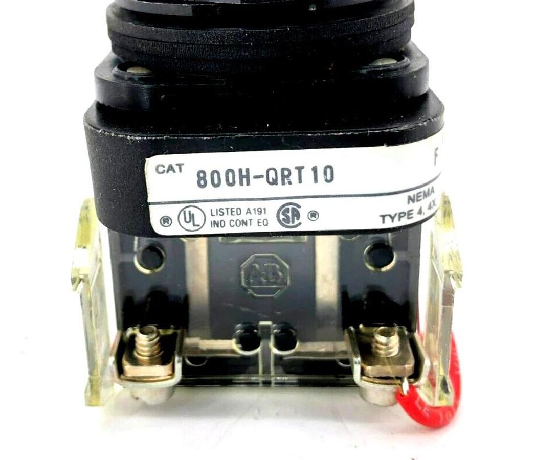 New Allen Bradley 800H-QRT10A Pilot Light Ser. F