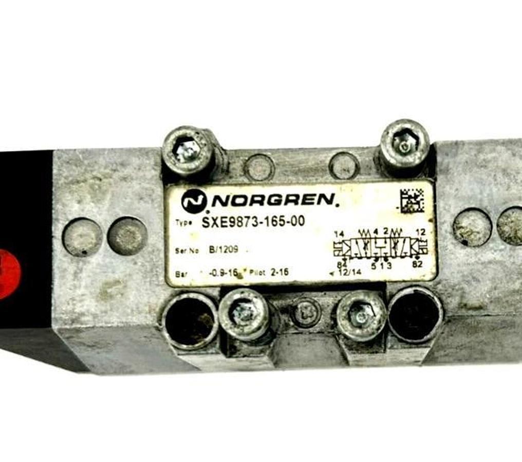 Used Norgren SXE9873-165-00 Solenoid Valve, 16 bar