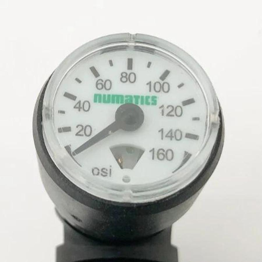 New Numatics 122RD100J016W00 Regulator 10-130psi 215-533B 1B1 - No Box