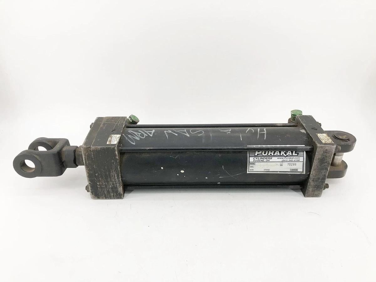 Used Purakal 109 MP-1 Hydraulic Cylinder 4" Bore 12" Stroke