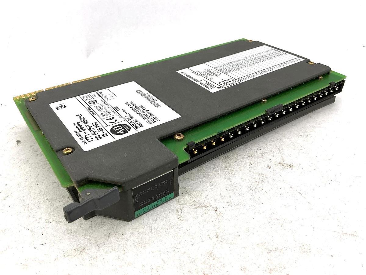 Used Allen Bradley 1771-OBD Ser C DC Output Module PLC Rack 8A 10-60VDC