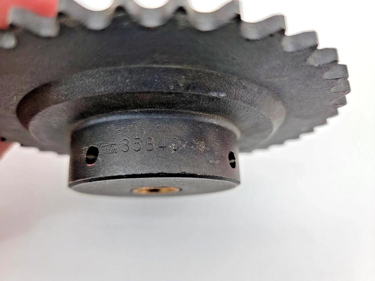 New Martin 35B40 Chain Sprocket No. 35; 40 Teeth; 3/8 Pitch - No Set Screws