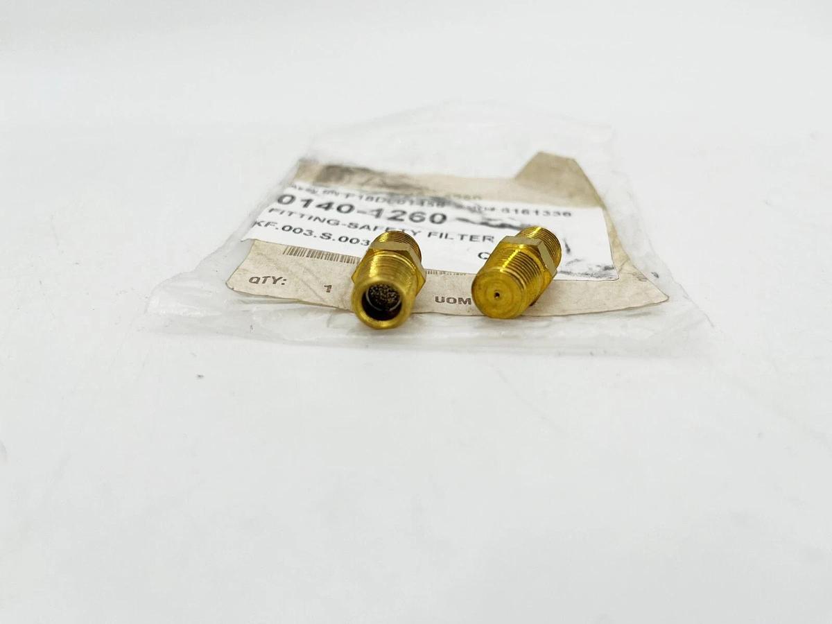 Lot of 2 New Onan 140-1260 Safety Filter Fittings 0140-1260