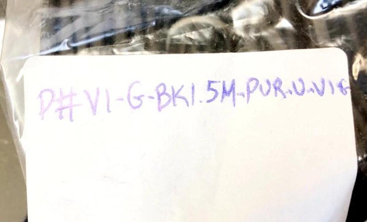 New Pepperl+Fuchs V1-G-BK1.5M-PUR-U-V1-G Cordset M12 4-Pin A-Coded