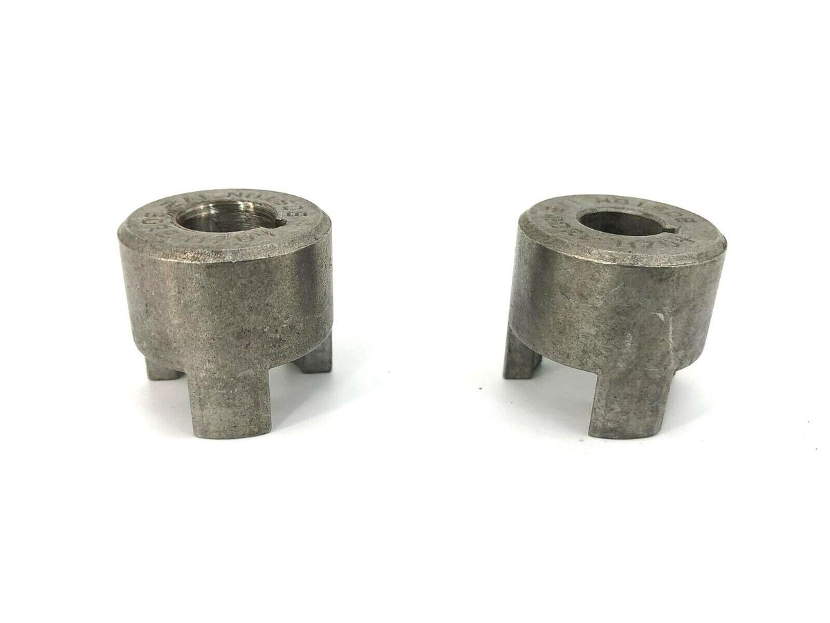 Lot of 2 New Boston 11704 1/2" Bore Jaw Coupling Hubs