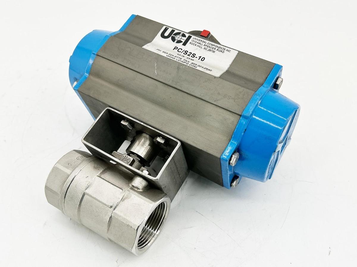 New Universal Components Inc. PC/S2S-10 Stainless Steel Actuated Valve