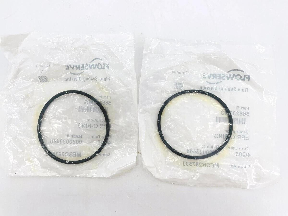 Used Lot of 2 New Flowserve 568233MG O-Ring MESR287533
