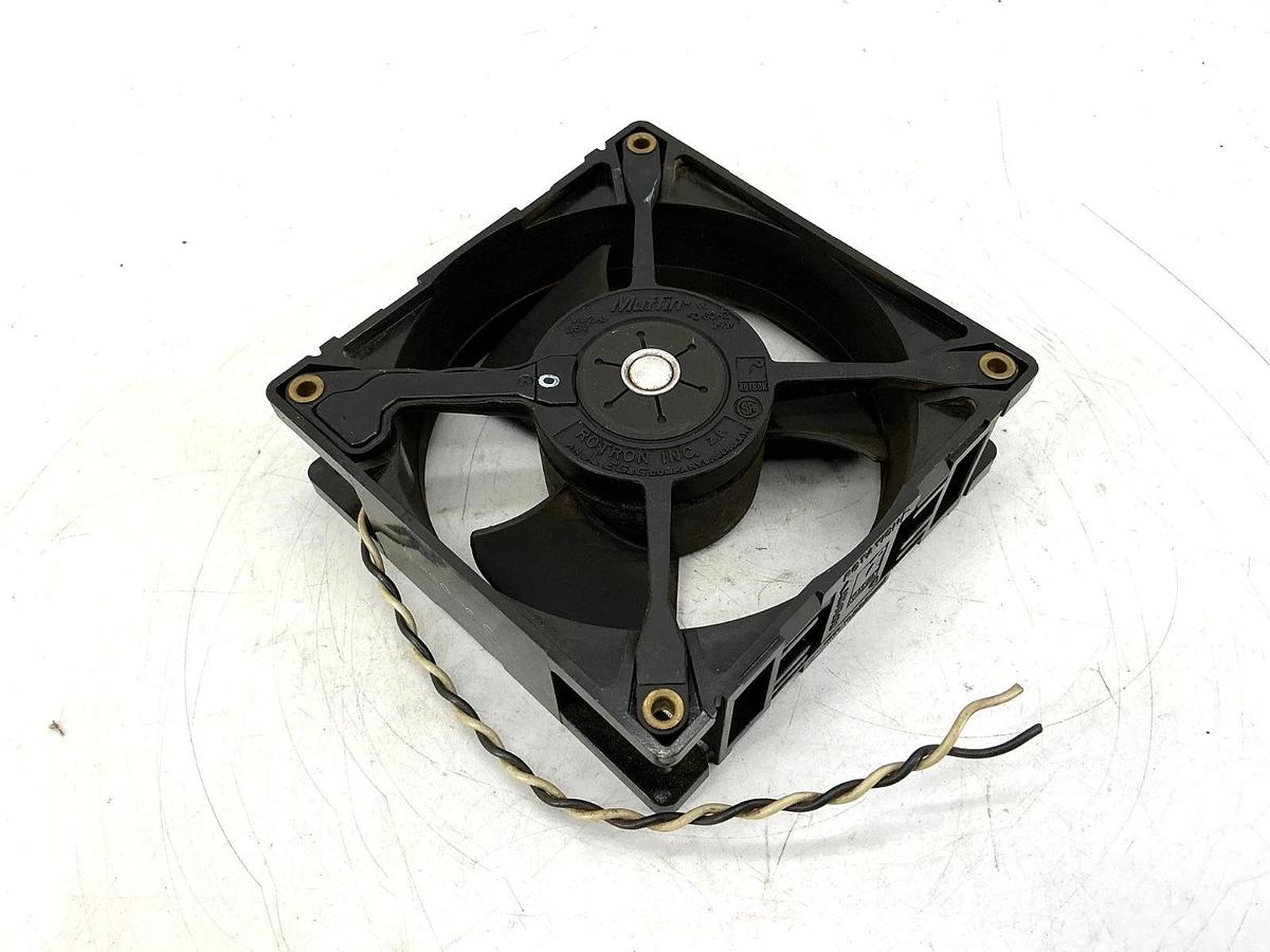 Used Rotron Inc Muffin MU2A1 Fan Black 2-Wire 14Watts 115V 50/60HZ 028021 -No Box