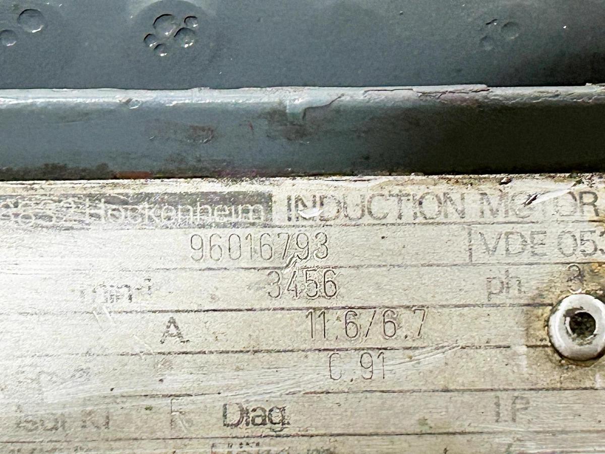 Used Halter DE132SB2 Electric Pump Motor 3PH 60Hz 575V 96016793