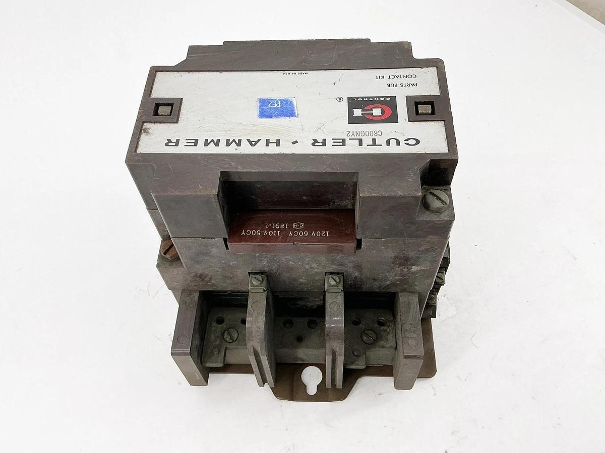 Used Cutler Hammer C800GNY2 Contactor 110/120V 50/60hz