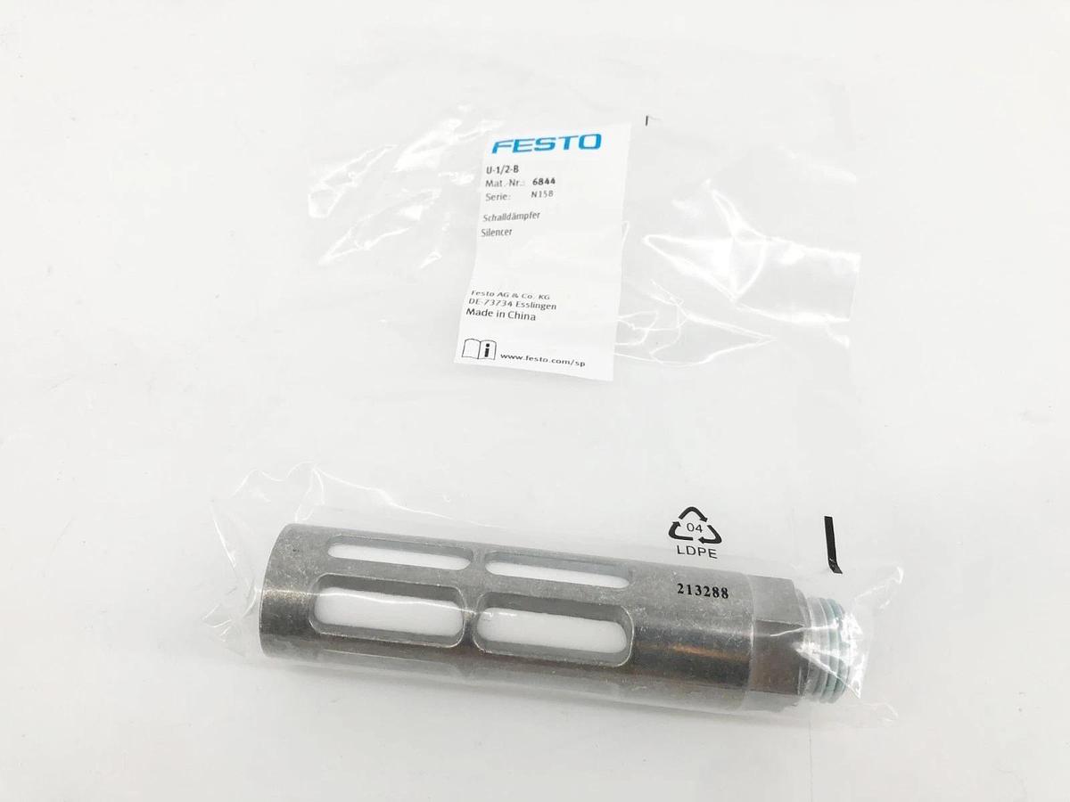 New Festo MS6-EM1-1/2-S On/Off Valve 541268 270psi 1/2" NPT