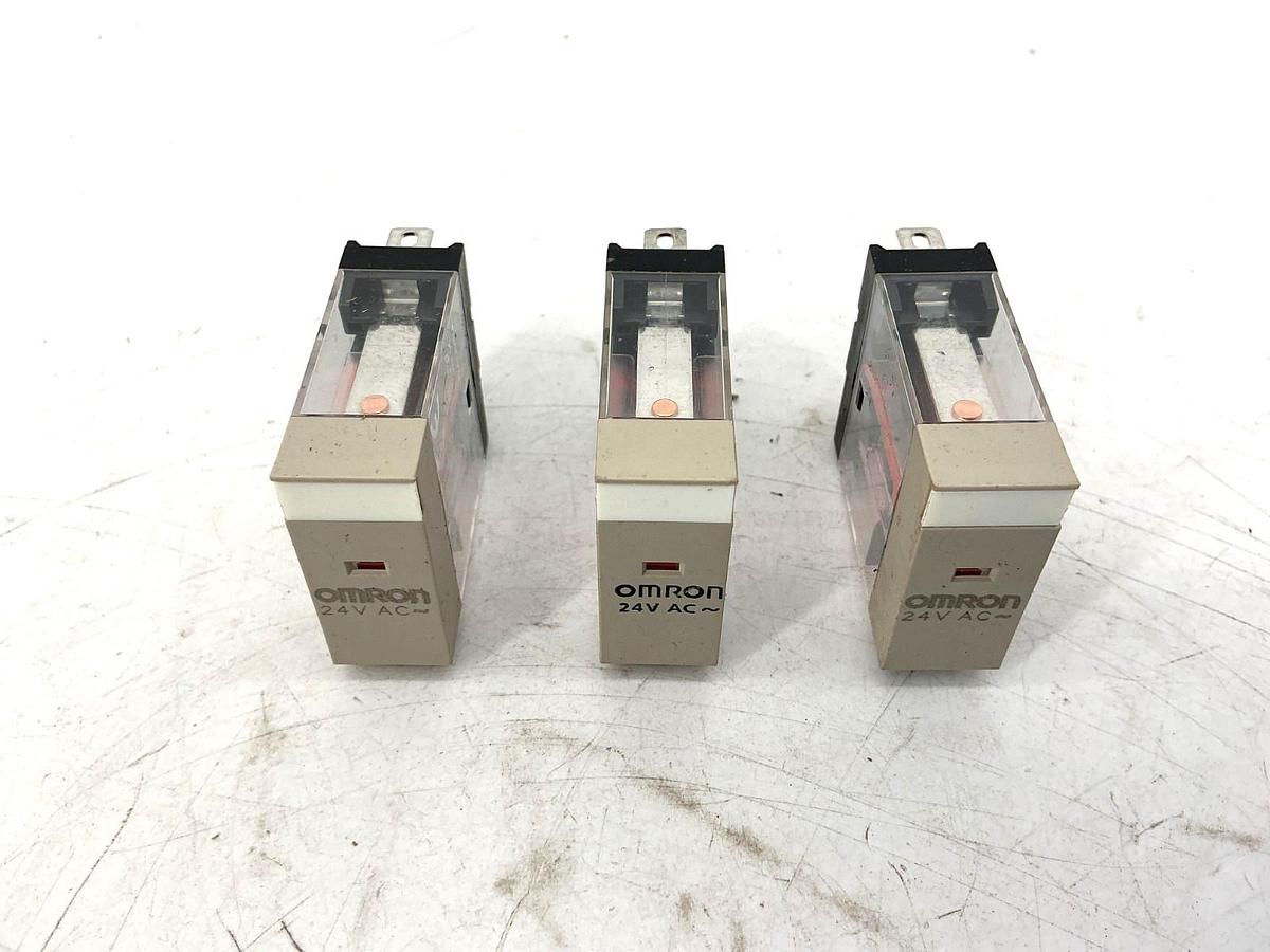 Lot of 3 New OMRON G2R-1-S-DC24(S) Relay 1-Pole 5-Pin 10A 24VDC Coil G2R-1-S(S)