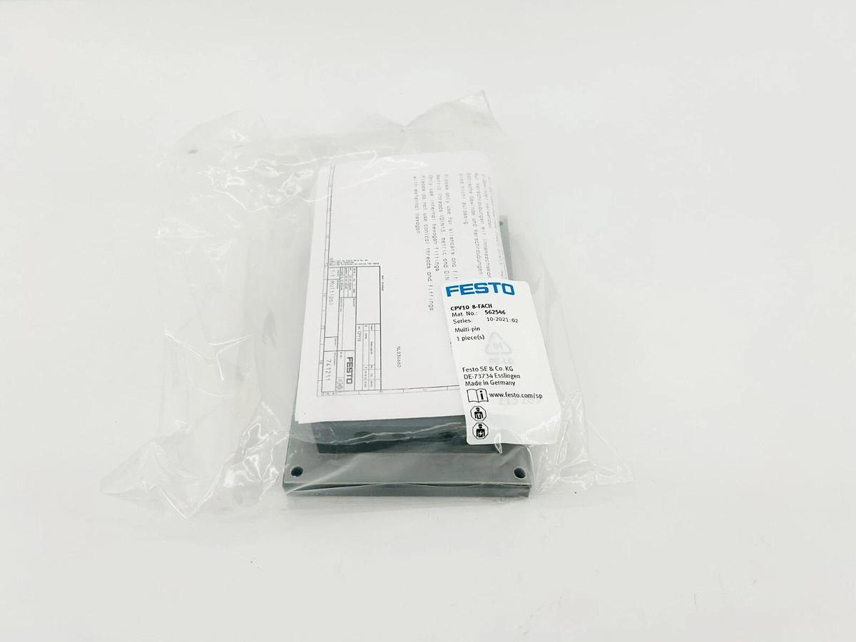 New Festo CPV10 8-FACH Multi-Pin Valve Terminal Control 562546