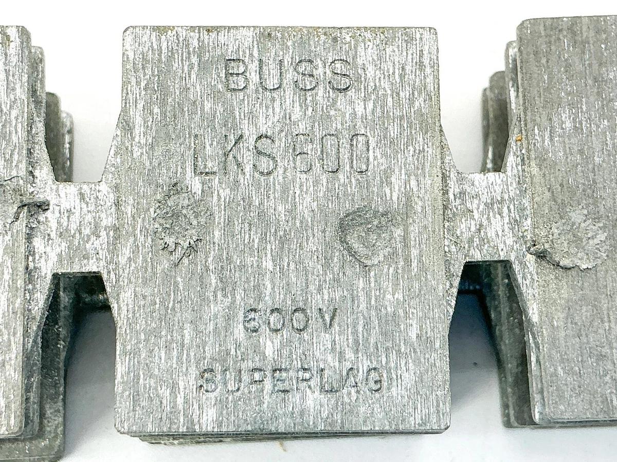 New Lot of 4 Bussmann LKS 600 Super Lag Renewal Links 600V
