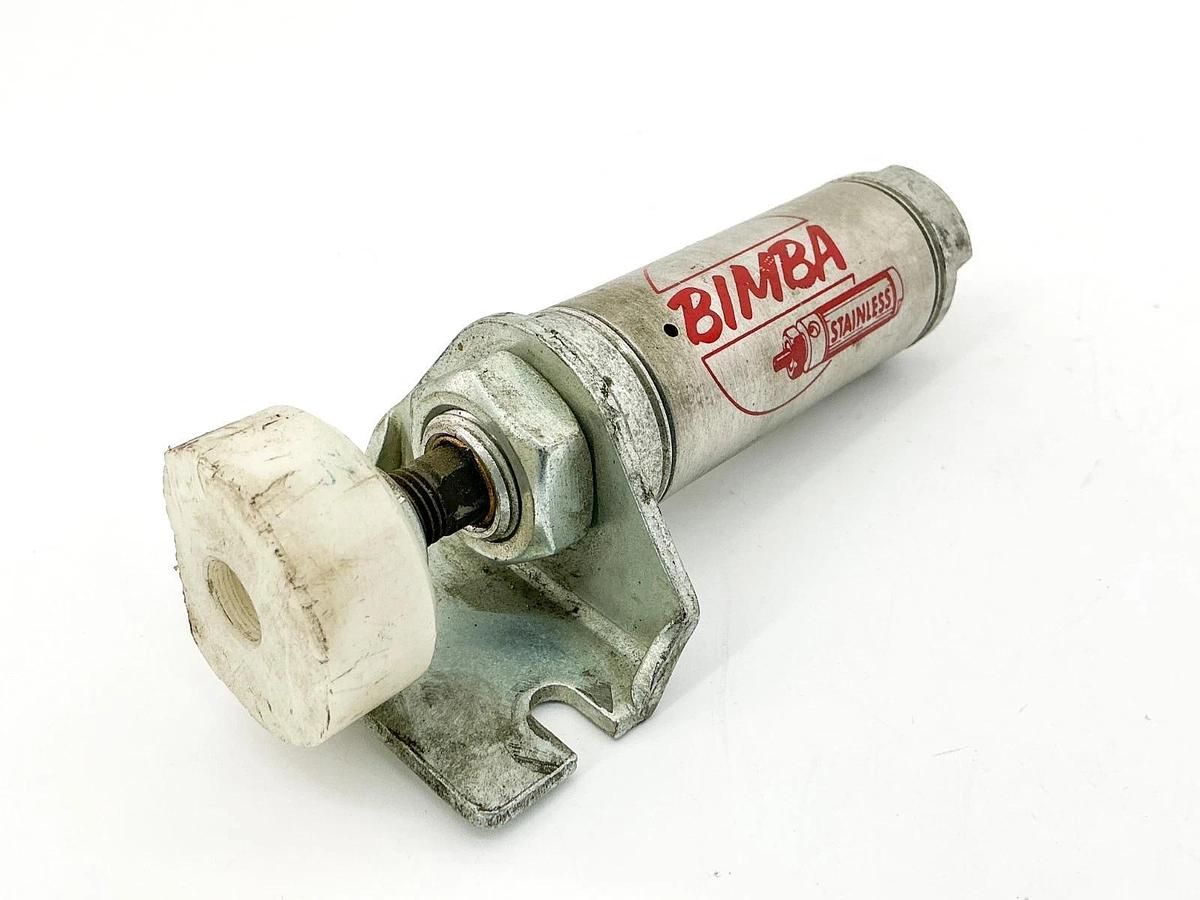 Used Bimba 121-ZG Pneumatic Cylinder Stainless Steel