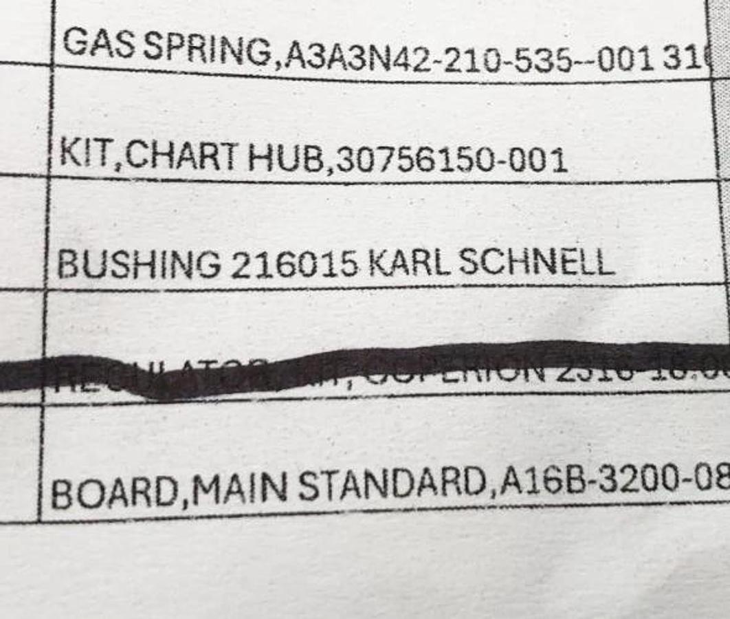 New Karl Schnell 216015 Bushing 3-1/2" ID 5" Length Stainless Steel - No Box