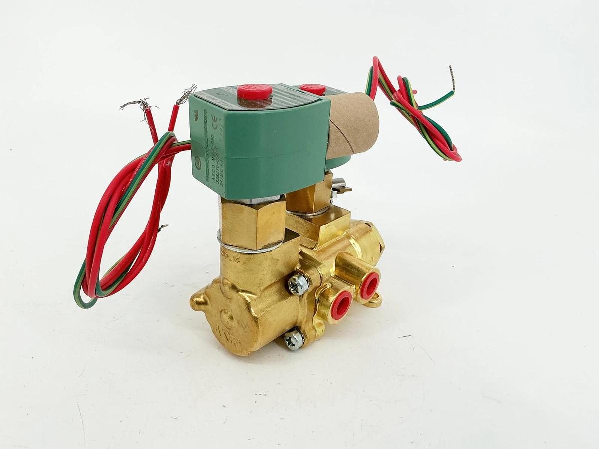 New Asco 8344G044MO 24VDC Solenoid Valve 125PSI 1/4" Pipe 10.6W
