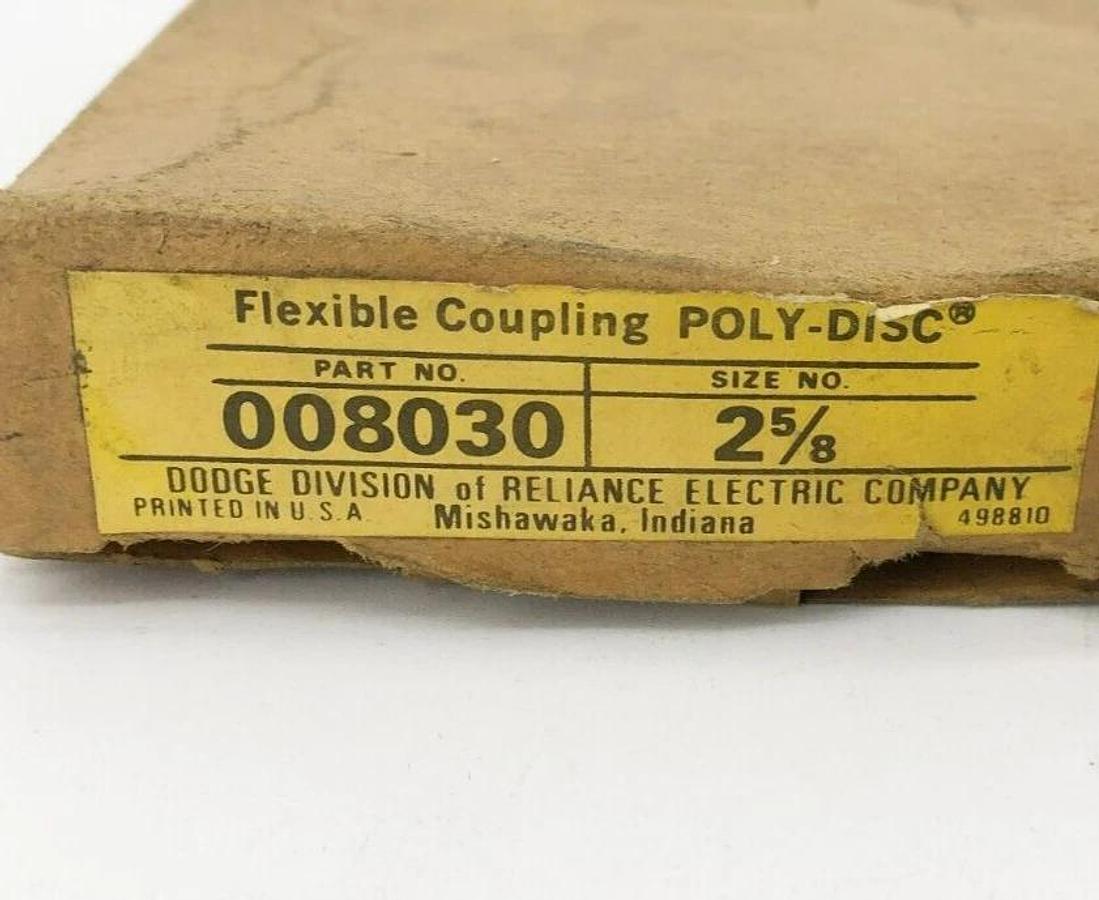 New Dodge 008030 Flex Poly-Disc Size 2-5/8