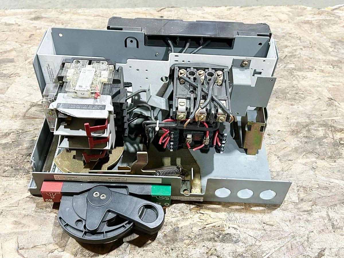 Used Allen Bradley 2112B-ZDC0-1-4R-7FA2F-24J-40-79U-9011B Fusible Combination Starter