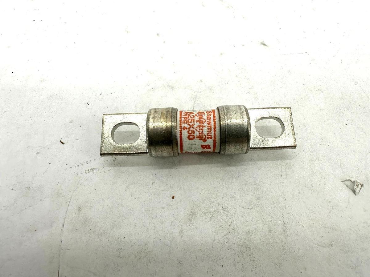 Lot of 4 New Shawmut A25X50 Amtrap Fuse Type 4 50A 250V