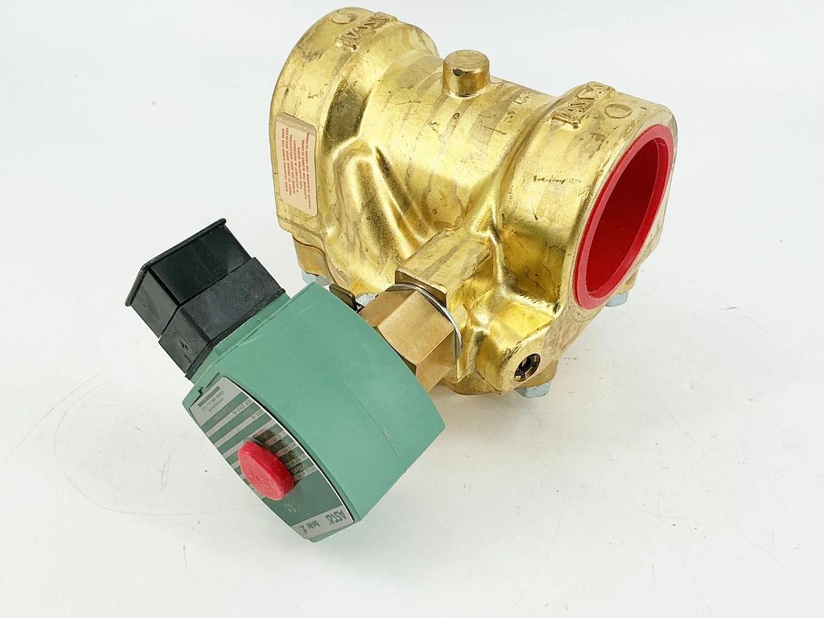 New Asco SC8210G100MO 24VDC Solenoid Coil 50PSI 2" Pipe 2W
