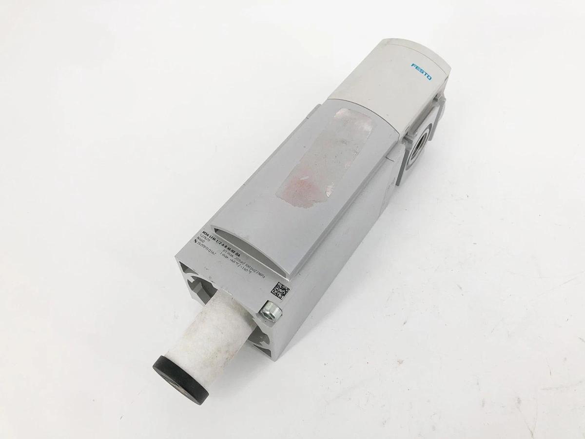 Used Festo MS6-LFM-1/2-A-R-M-HF-DA Pneumatic Filter 527670 300psi 0.01 Micron