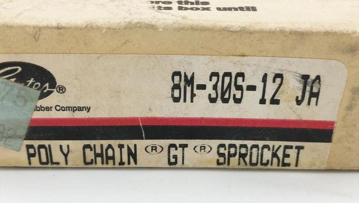 New Gates 8M-30S-12 JA Polychain GT Sprocket 77261030