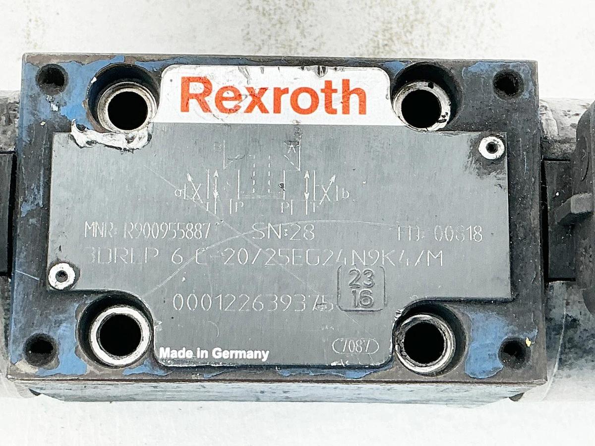 Used Rexroth 3DREP 6 C-20/25EG24N9K4/M Hydraulic Directional Control Valve R900955887