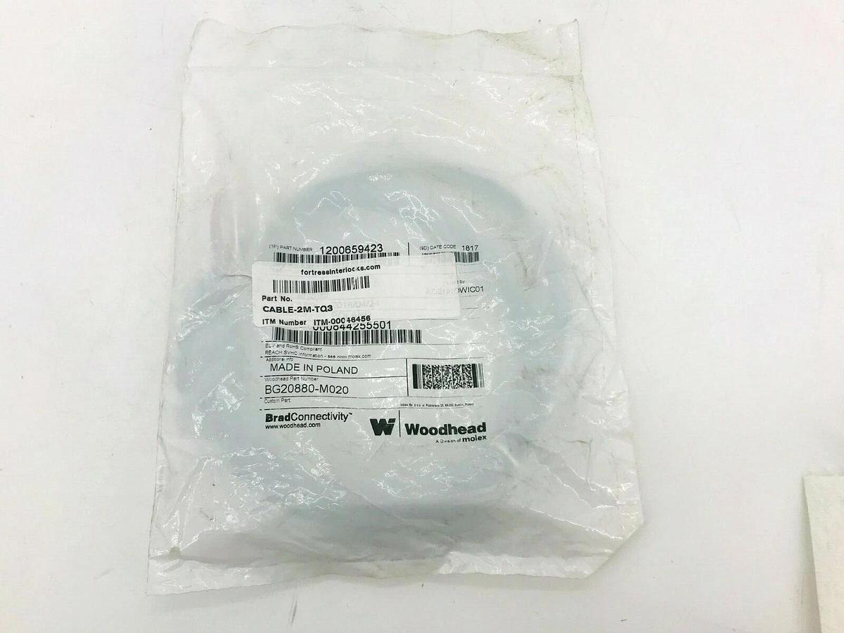 Used New Brad Connectivity BG20880-M020 Cable 1200659423 CABLE-2M-TQ3