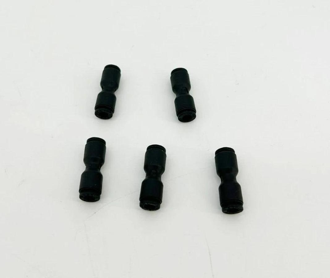 Lot of 5 New Lawson 86780 Unions, 5/32" Tube OD, Glass Reinforced Nylon