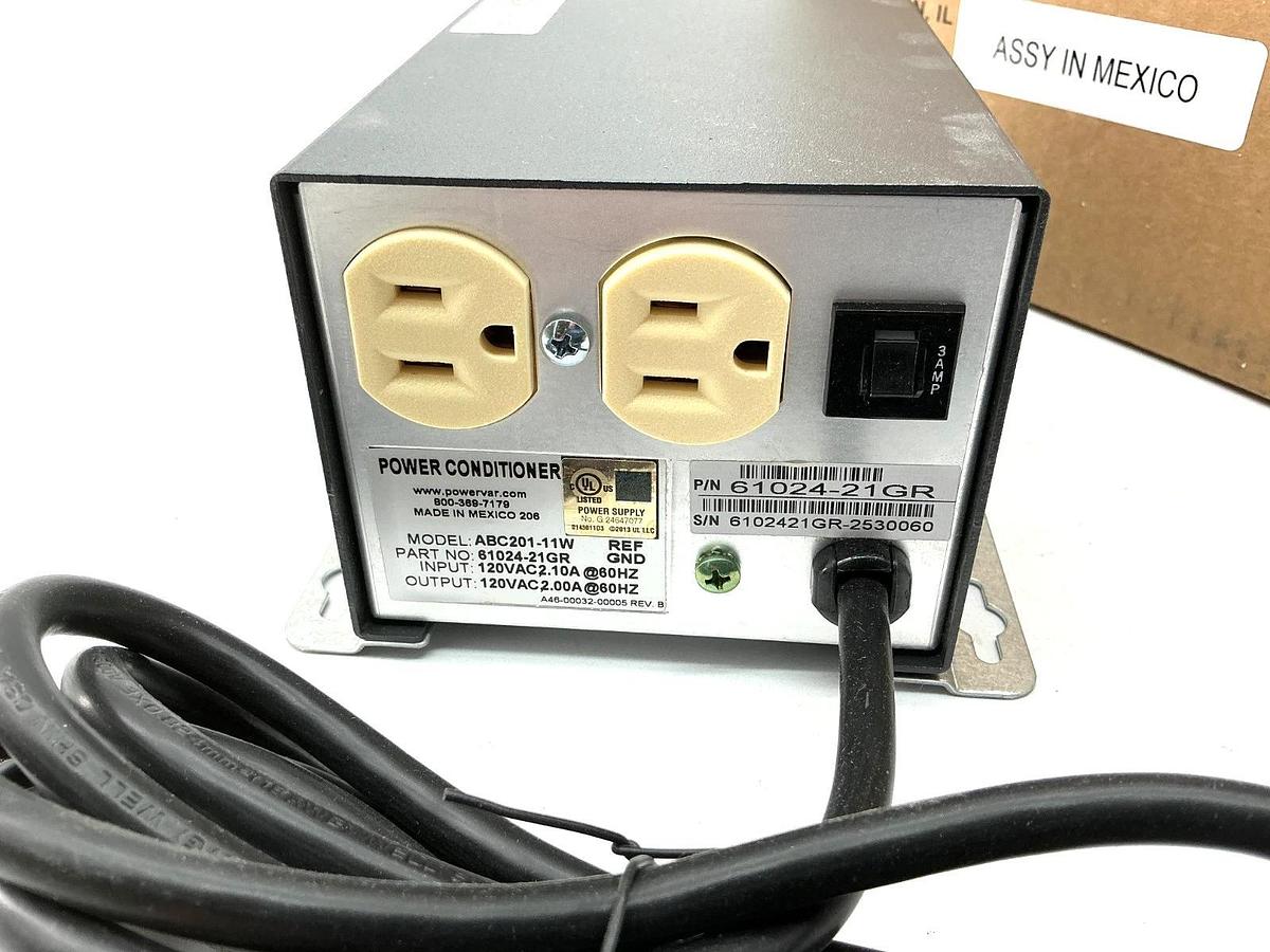 New Ametek Powervar Model ABC201-11W Power Conditioner 120VAC 61024-21GR