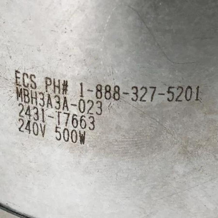 Used ECS MBH3A3A-023 Extruder Band Heater 240V 500W - No Box