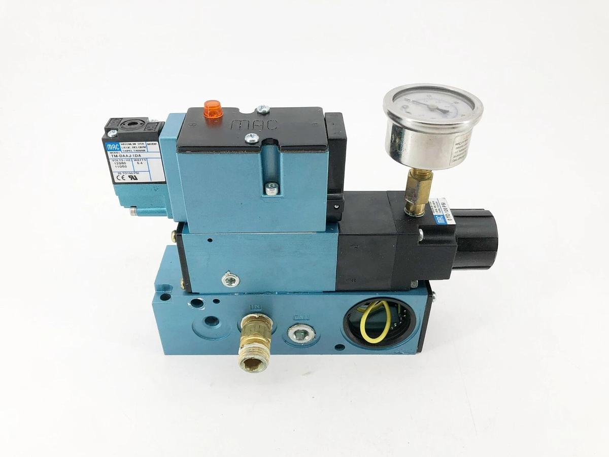 Used MAC Valves 82A-KC-CKA-TM-DAAP-1DA Solenoid Valve 150psi TM-DAAJ-1DA PR82A-GCDA