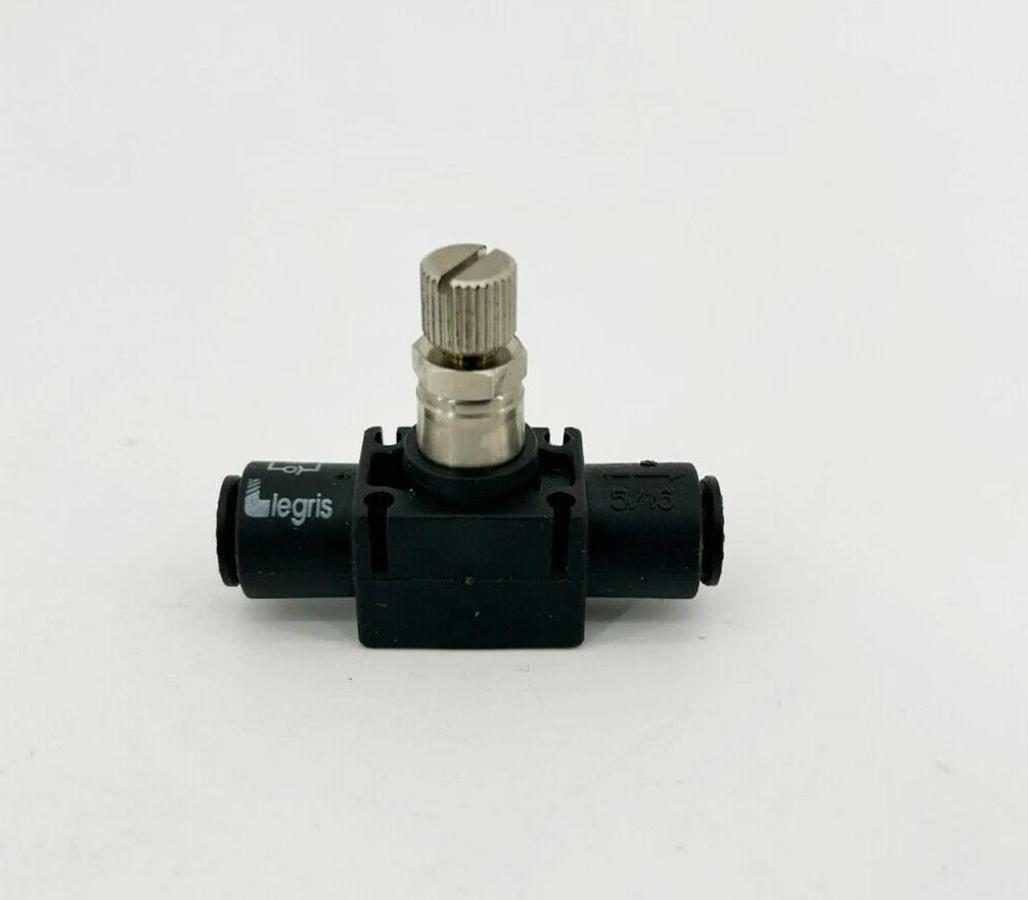 New Lawson Legris 62251 Flow Control Union, 5/16" (8mm) Tube OD, 145psi