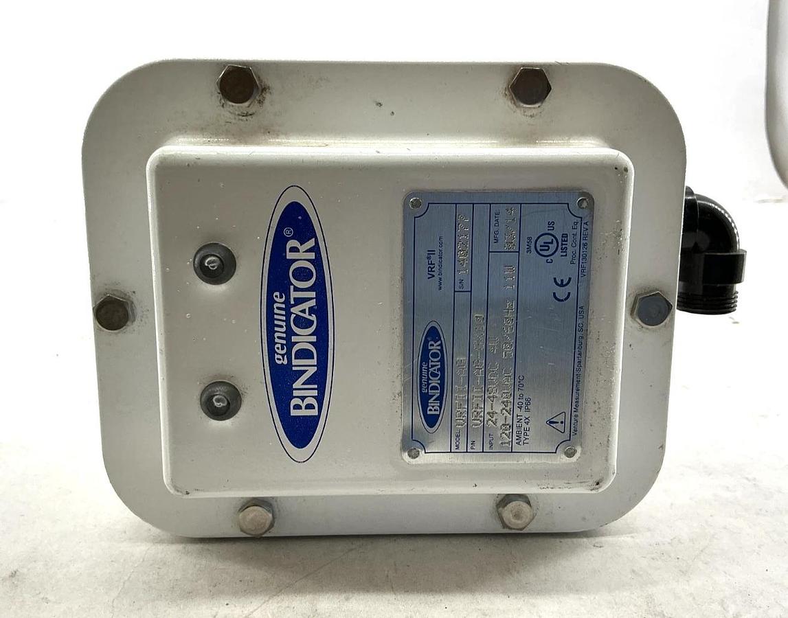 Used Bindicator VRFII-AG-SX10 Point Level Measurement 5-Pin 11W 120/240VAC VRFII-AG