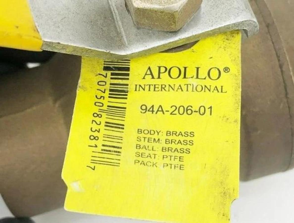New Apollo 94A-206-01 Ball Valve 1-1/4" 600PSI CWP Brass