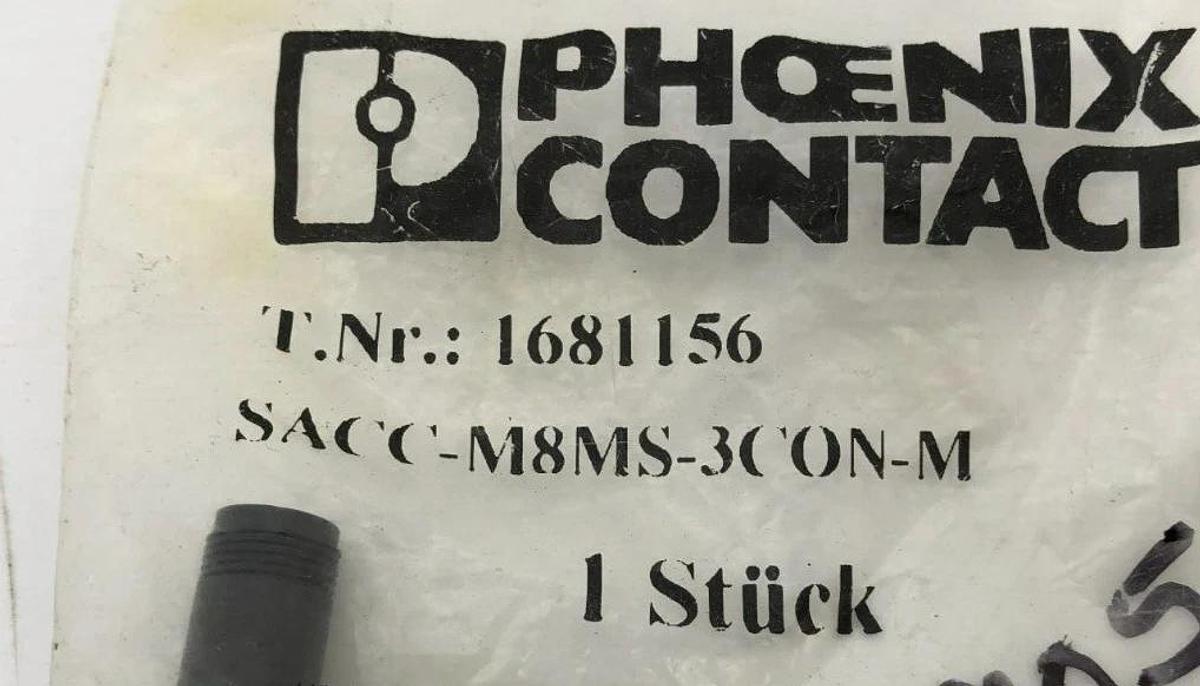 Lot of 2 New Phoenix Contact 1681156 Connectors, Universal, 3-position