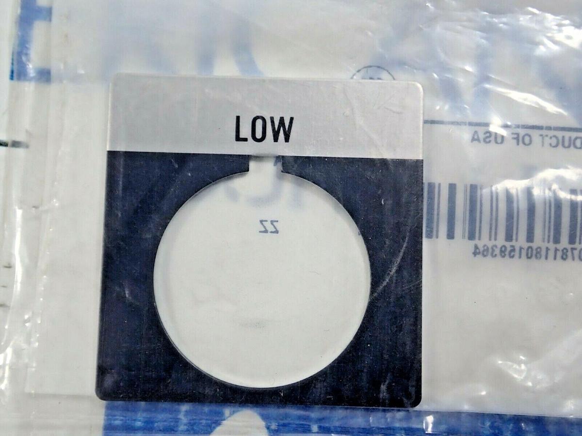 Lot of 4 New Allen Bradley 800T-X519 Ser A Legend Plate Jog-Reverse Accessory