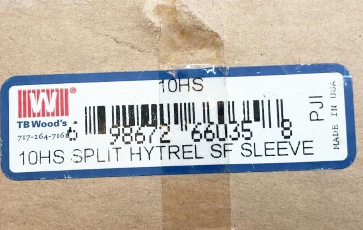 New TB Wood's 10HS Split Hytrel Sure-Flex Sleeve