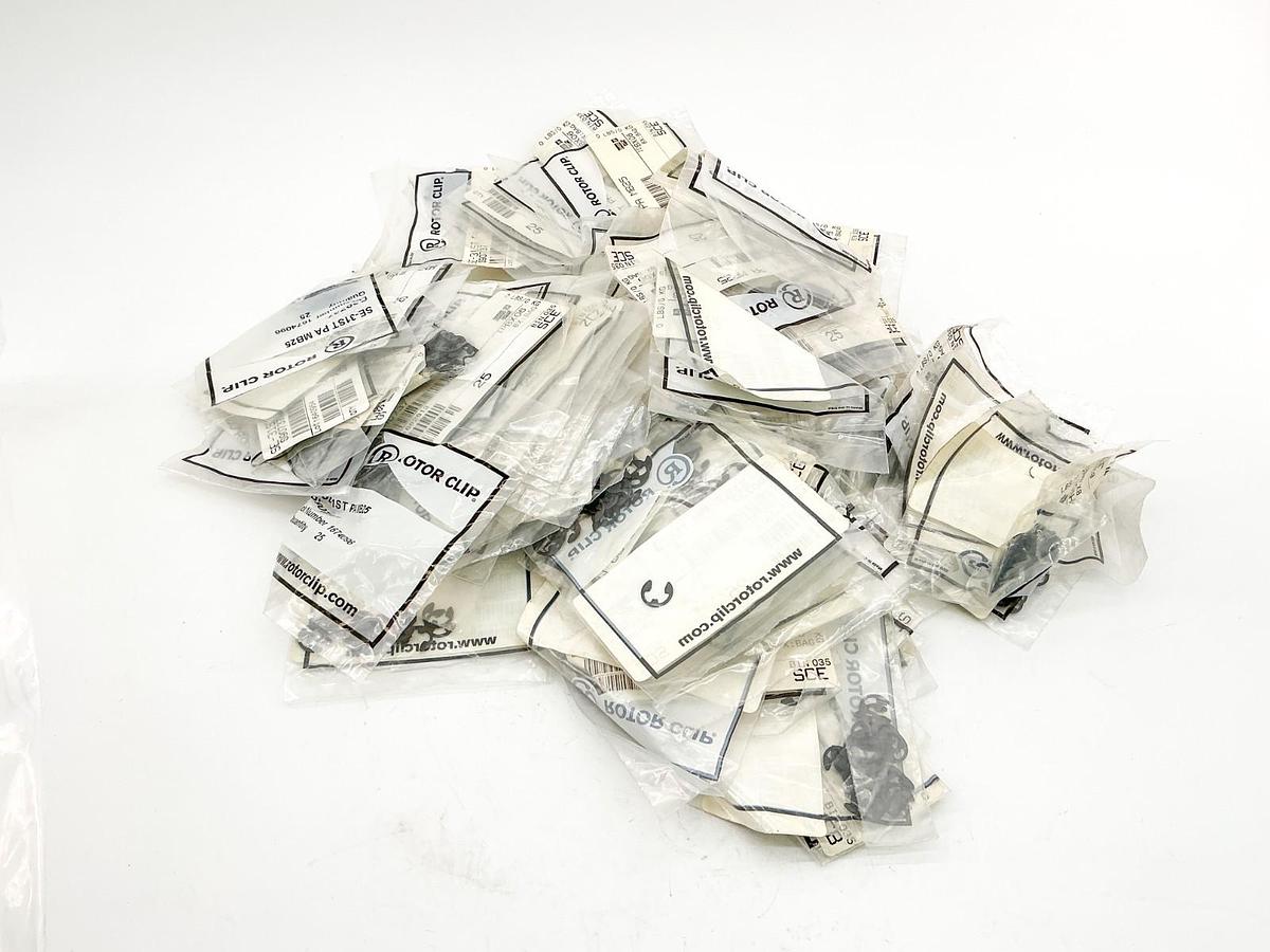 New Lot of 2500 Rotor Clip SE-31ST PA Steel Clip S90737