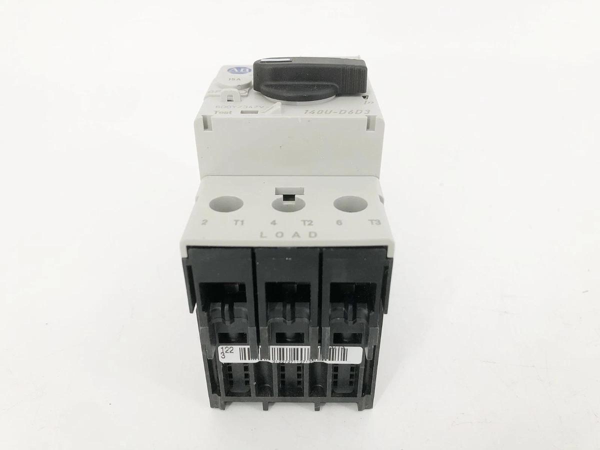 New Allen Bradley 140U-D6D3-C15 Ser. C Circuit Breaker 600Y/347V 15A 3P