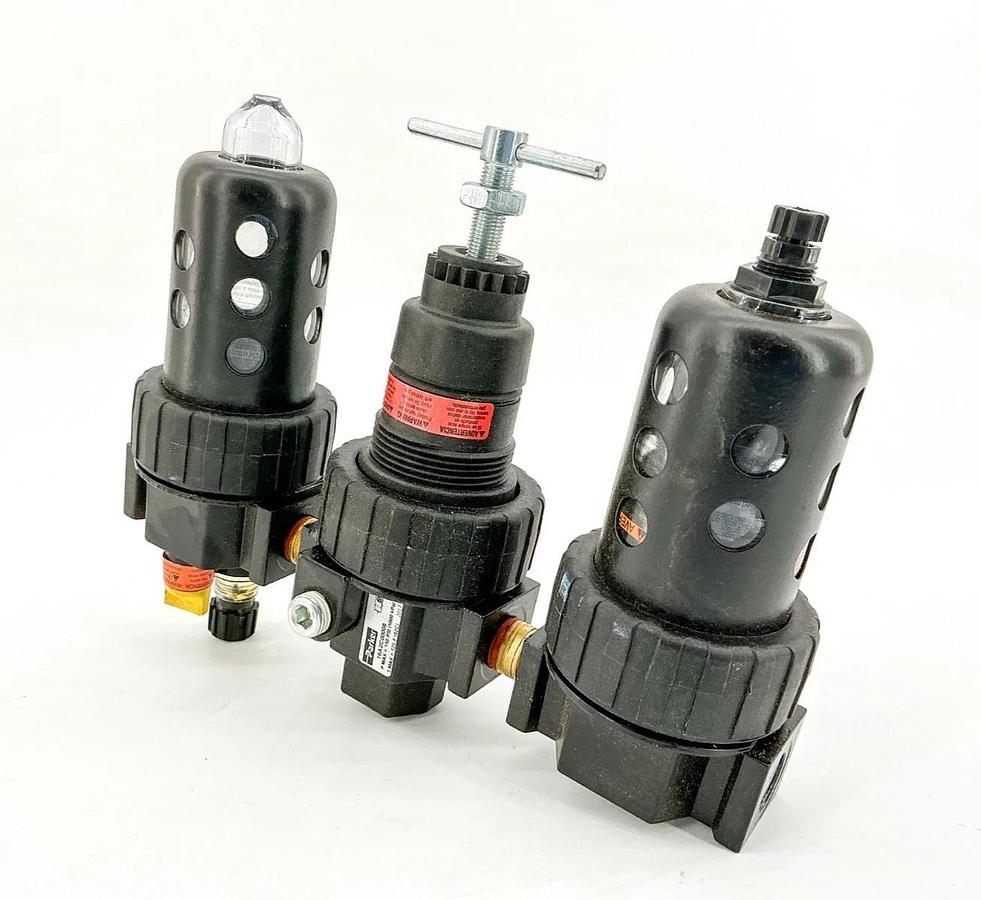 New Parker 16A2C00008 Pneumatic Filter 3 Piece Combo 150PSI 125F - No Box