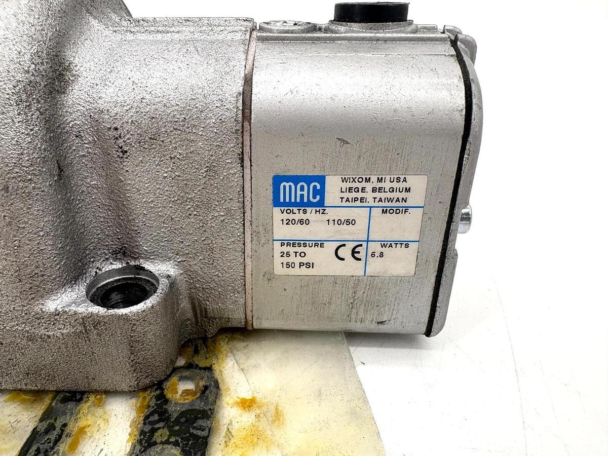 New MAC Valves 1308G-111D-1 Solenoid Valve 120VAC Coil - No Box