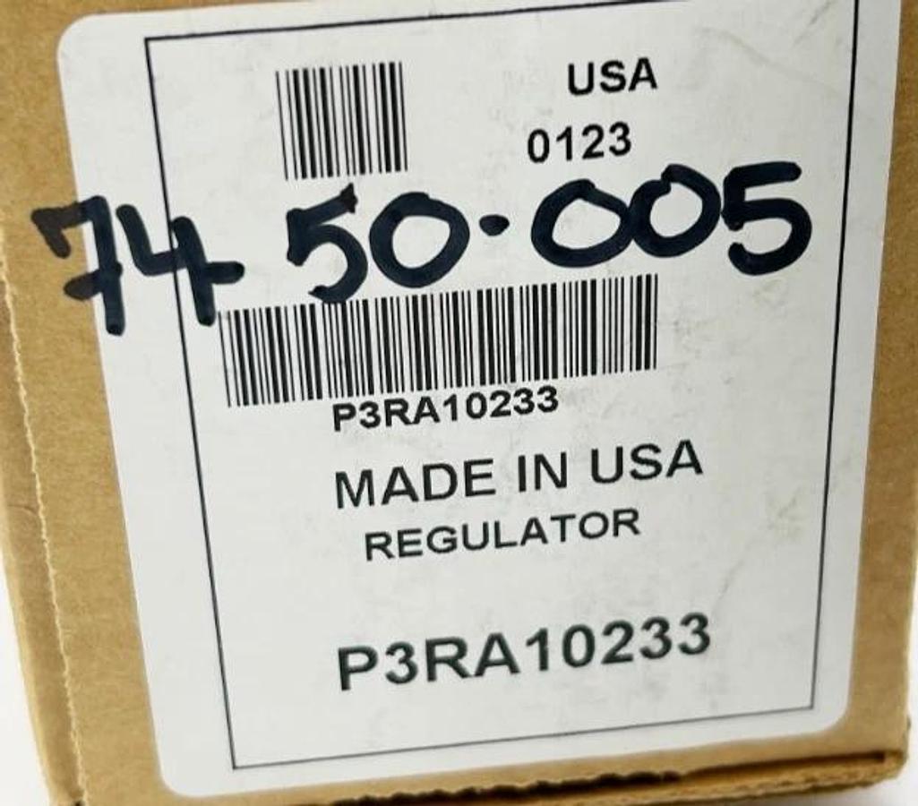 New Parker P3RA10233 Precision Regulator 3/8" NPT 500psi Max